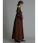 【Atelier plier】シアープリーツコンビドレス