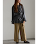 レザーショートトレンチコート《2025Autumn catalog vol.2 item》
