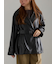 レザーショートトレンチコート《2025Autumn catalog vol.2 item》