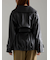 レザーショートトレンチコート《2025Autumn catalog vol.2 item》