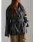 レザーショートトレンチコート《2025Autumn catalog vol.2 item》