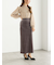 ベロアナロースカート《2025Autumn catalog vol.2 item》