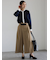 アシメクロップドパンツ