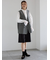 ノーカラーダブルブレストジレ