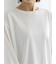 【泉 里香さん着用・Oggi.jp10/23掲載】シルケットロングスリーブTシャツ