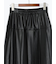 【泉 里香さん着用・Oggi.jp10/23掲載】レザータックプリーツスカート