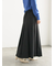 チェックアソートロングプリーツスカート