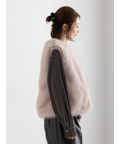 ショートファーベスト《2025winter catalog item》｜テチチの通販