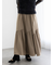 マットタフタバイヤスティアードスカート《2025winter catalog item》