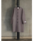 ウールメルトンノーカラーロングコート《2025winter catalog item》