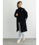 ウールメルトンノーカラーロングコート《2025winter catalog item》