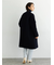ウールメルトンノーカラーロングコート《2025winter catalog item》