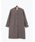 ウールメルトンノーカラーロングコート《2025winter catalog item》