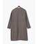 ウールメルトンノーカラーロングコート《2025winter catalog item》