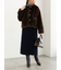 グラデーションファーノーカラージャケット《2025winter catalog item》