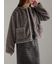 グラデーションファーノーカラージャケット《2025winter catalog item》