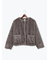 グラデーションファーノーカラージャケット《2025winter catalog item》