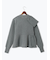 アシンメトリーフリルニット《2025winter catalog item》