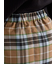 チェックナロースカート