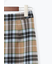 チェックナロースカート