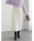 メルトンジャージーナロースカート