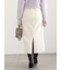 メルトンジャージーナロースカート
