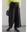 ツイーディーワイドクロップトパンツ