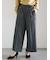 ツイーディーワイドクロップトパンツ