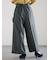 ツイーディーワイドクロップトパンツ