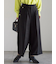 ツイーディーワイドクロップトパンツ