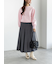 チェックアソートロングプリーツスカート