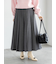 チェックアソートロングプリーツスカート