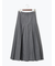 チェックアソートロングプリーツスカート