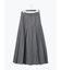 チェックアソートロングプリーツスカート