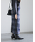 シャギーチェックスカート
