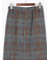 シャギーチェックスカート