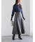 【宮本茉由着用】ボンディングフレアスカート