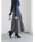【宮本茉由着用】ボンディングフレアスカート
