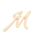 イニシャルブローチM