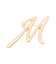 イニシャルブローチM