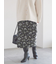 ジャガードIラインミドルスカート