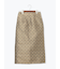 ジャガードIラインミドルスカート