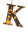 レオパードイニシャルチャームK