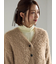 シャギーVネックカーディガン