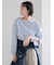 ショルダー釦ボーダーカットソー《2026 spring catalog item》