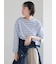 ショルダー釦ボーダーカットソー《2026 spring catalog item》