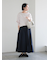 ダブルタックフレアスカート