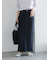 デニムトラペーズスカート