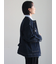 ノーカラーデニムジャケット