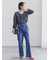 ストレートデニムパンツ